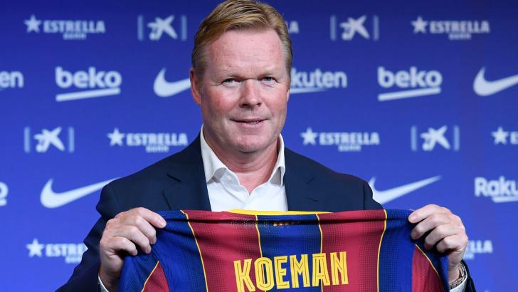 Barcelona manager Ronald Koeman.